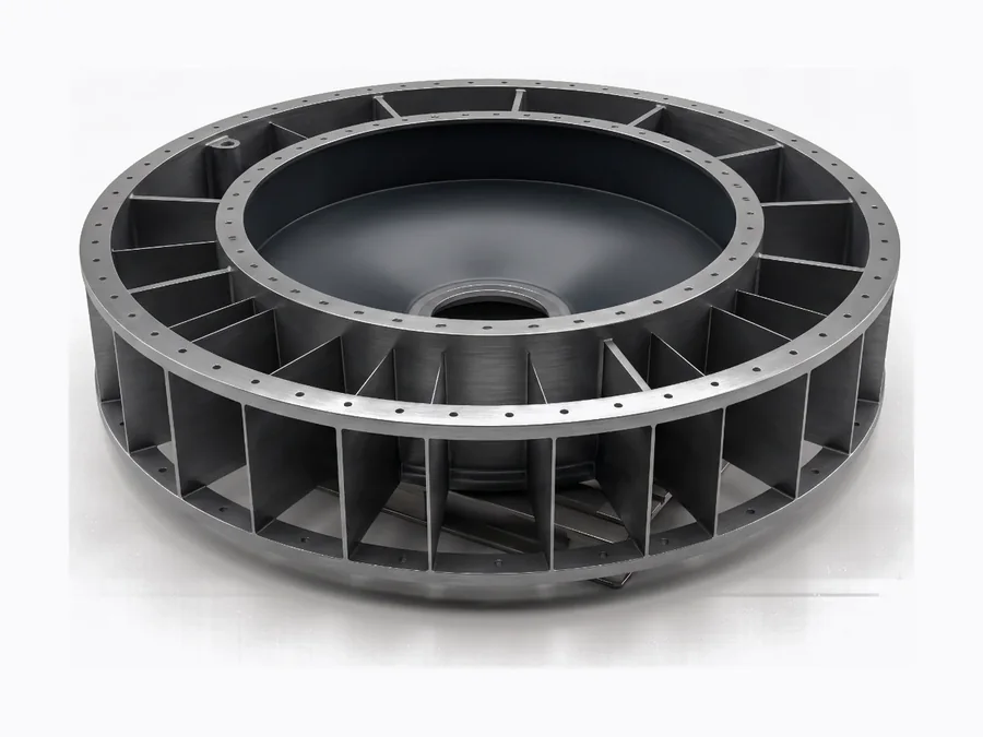 Induced draft fan impeller