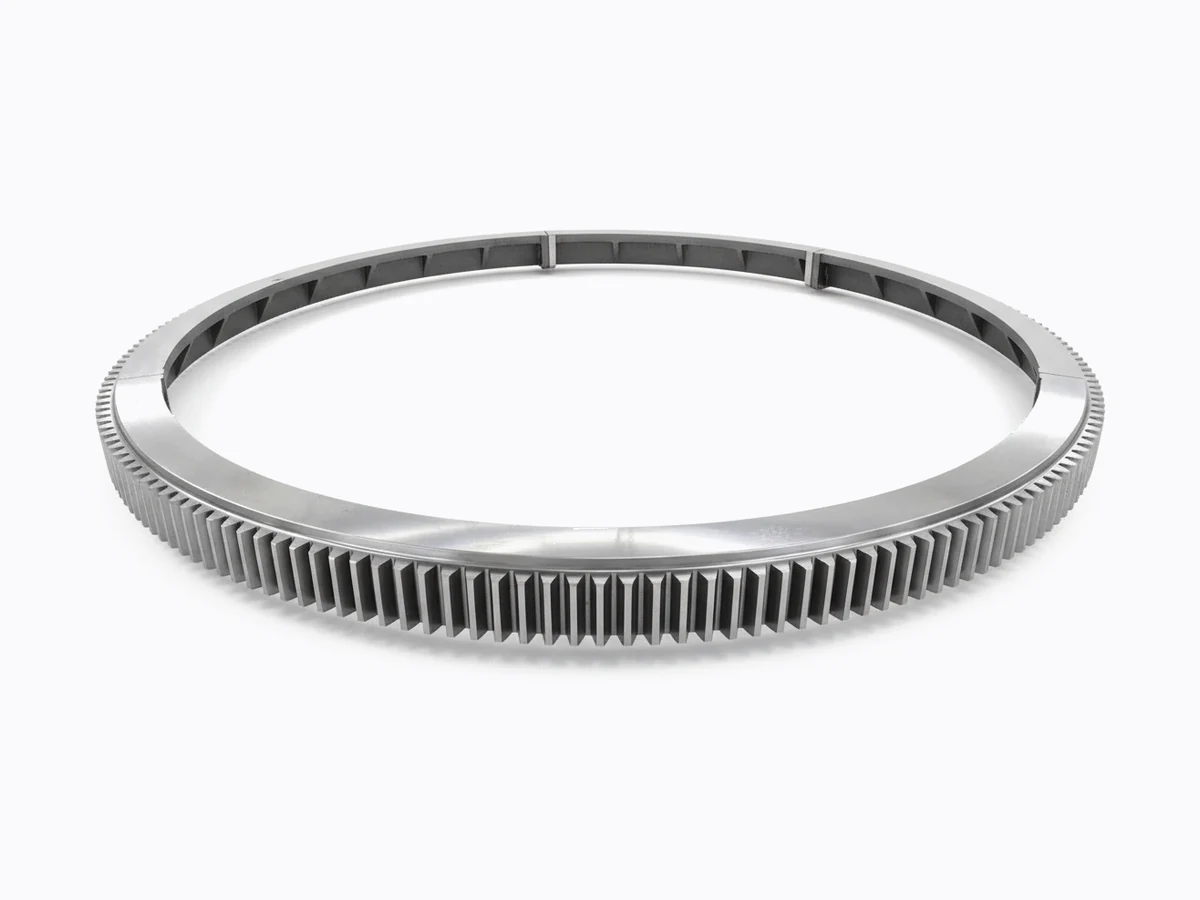 Large-diameter gear ring