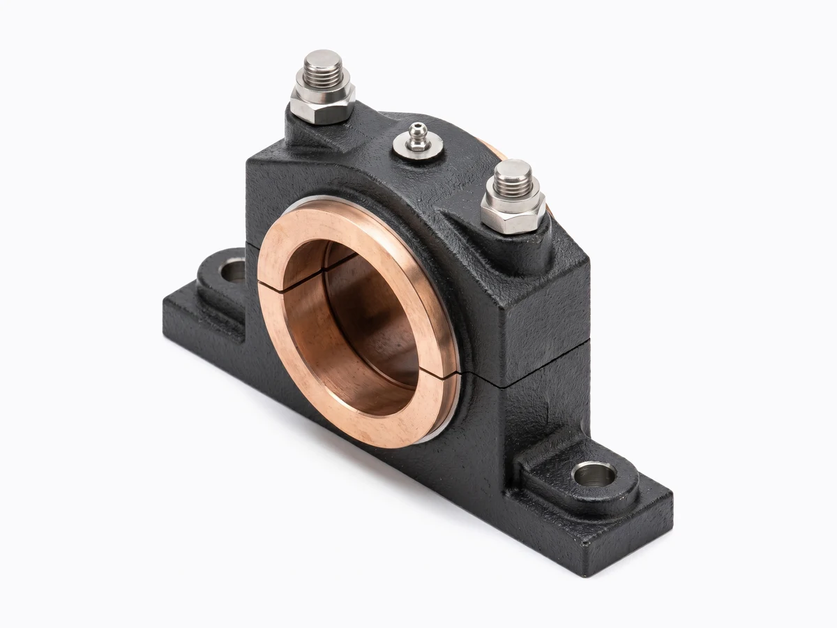Split bearing housing
