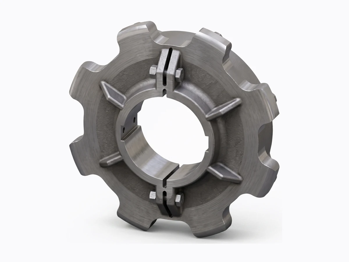 Two-segment sprocket